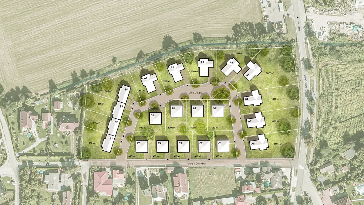 Prodej stavebního pozemku 801 m²